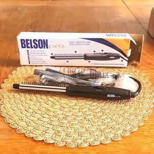 NEW Belson Professional Dual-Heat 1/2" Brush Iron